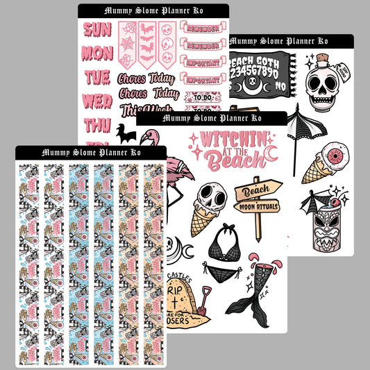 Hot Ghoul Summer Sticker Kit